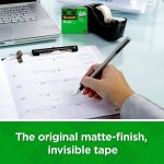 Scotch Magic Tape, 1 Roll, Great for Gift Wrapping, Numerous Applications, Invisible, Engineered for Repairing, 1/2 x 800 Inches, Dispensered (119) - Image 2